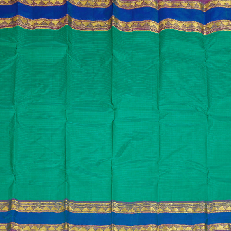Hayagrivas Handloom Sea Green Kanjivaram Silk Saree KBF206E1-39