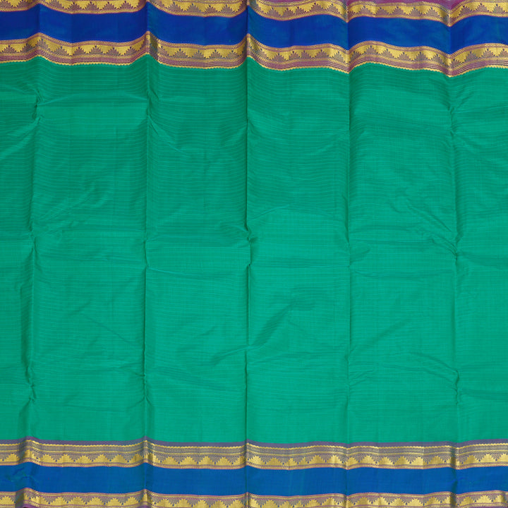 Hayagrivas Handloom Sea Green Kanjivaram Silk Saree KBF206E1-39