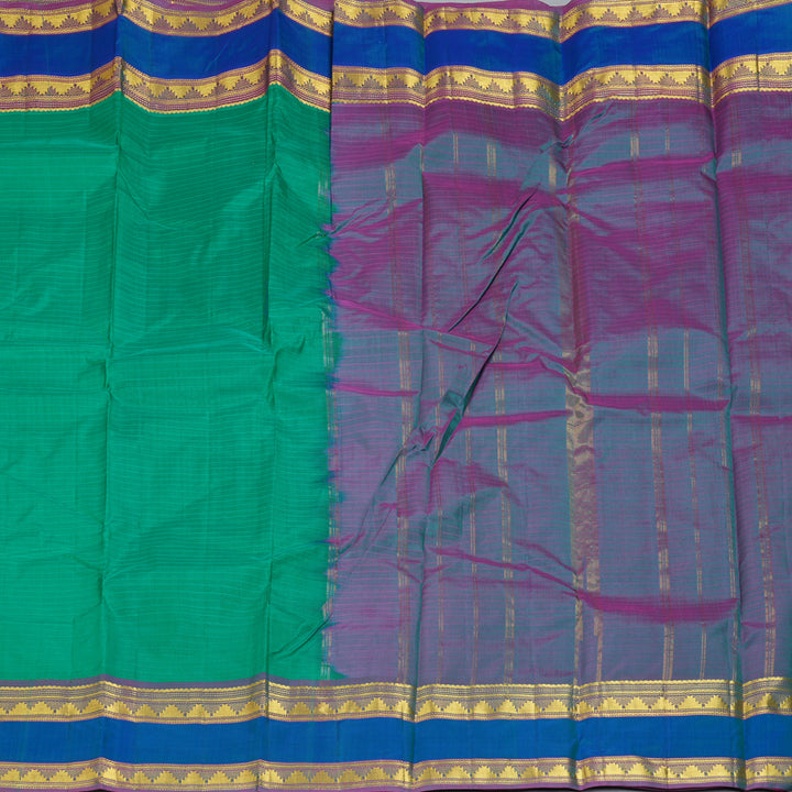 Hayagrivas Handloom Sea Green Kanjivaram Silk Saree KBF206E1-39