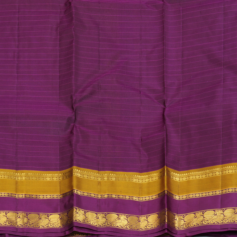 Hayagrivas Handloom Royal Blue Kanjivaram Silk Saree KBF206E1-40