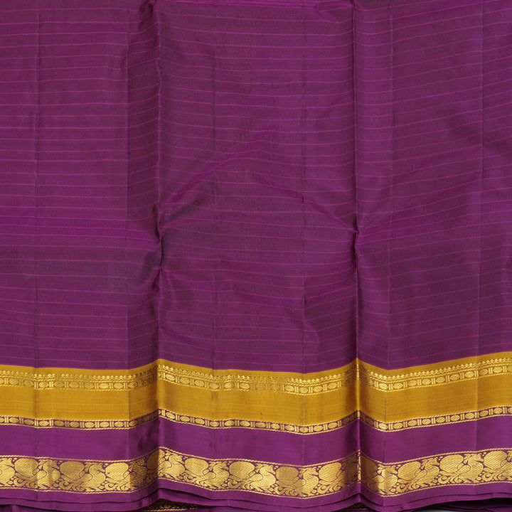 Hayagrivas Handloom Royal Blue Kanjivaram Silk Saree KBF206E1-40