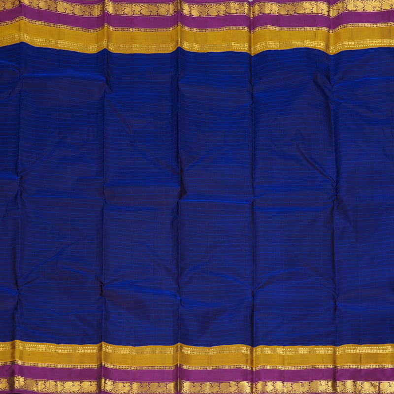 Hayagrivas Handloom Royal Blue Kanjivaram Silk Saree KBF206E1-40