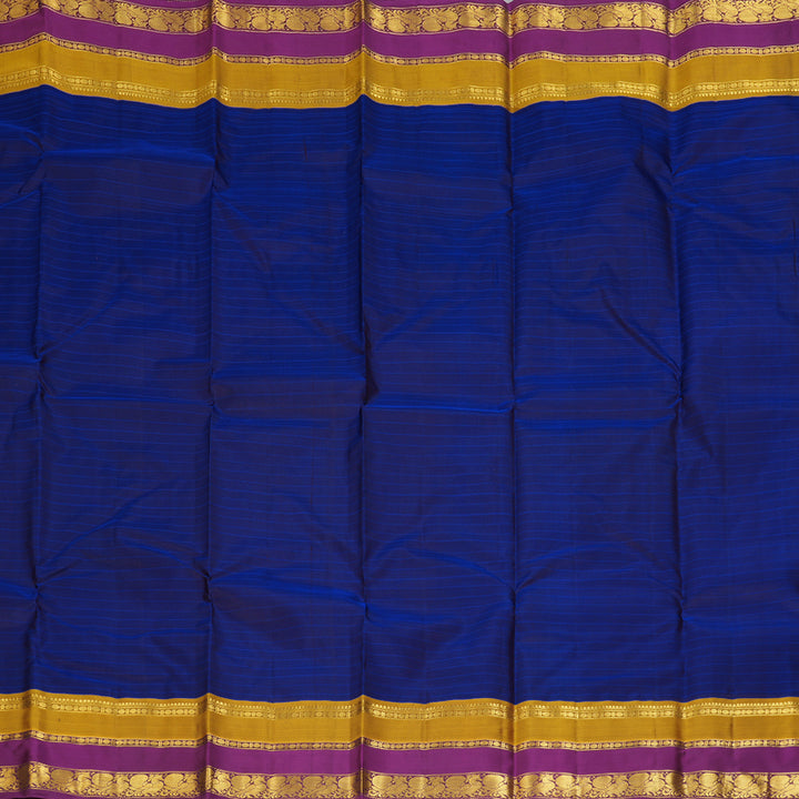 Hayagrivas Handloom Royal Blue Kanjivaram Silk Saree KBF206E1-40