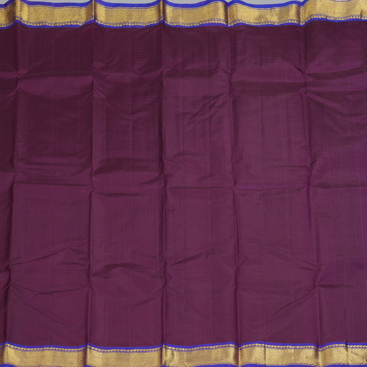 Hayagrivas Handloom Plum Purple Kanjivaram Silk Saree KBF206E1-42