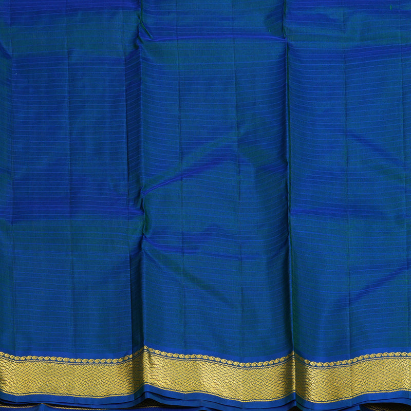 Hayagrivas Handloom Bottle Green Kanjivaram Silk Saree KBF206E1-44