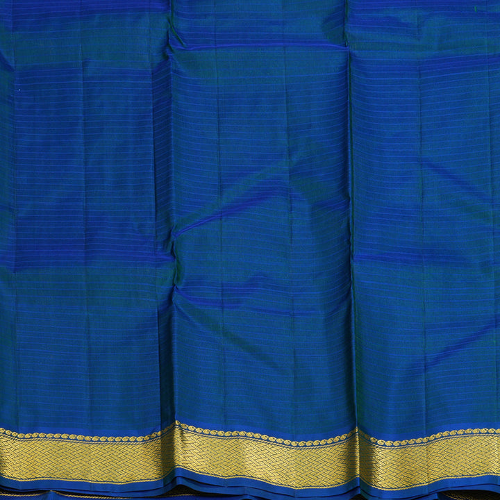 Hayagrivas Handloom Bottle Green Kanjivaram Silk Saree KBF206E1-44