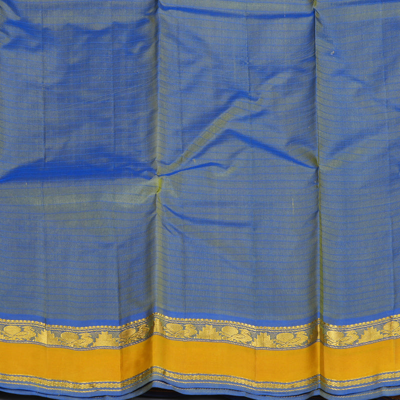 Hayagrivas Handloom Lime Green Kanjivaram Silk Saree KBF206E1-5