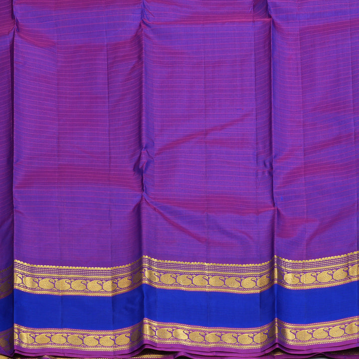 Hayagrivas Handloom Sky Blue Kanjivaram Silk Saree KBF206E1-56