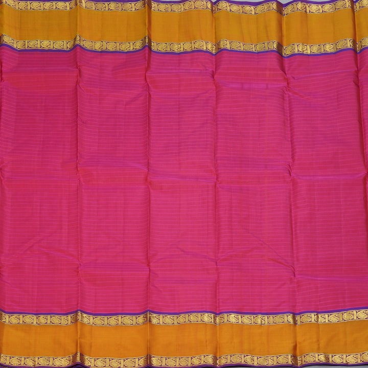Hayagrivas Handloom Pink Kanjivaram Silk Saree KBF206E1-62