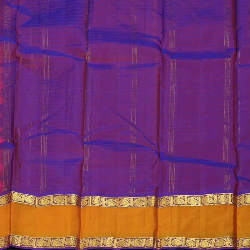 Hayagrivas Handloom Pink Kanjivaram Silk Saree KBF206E1-62