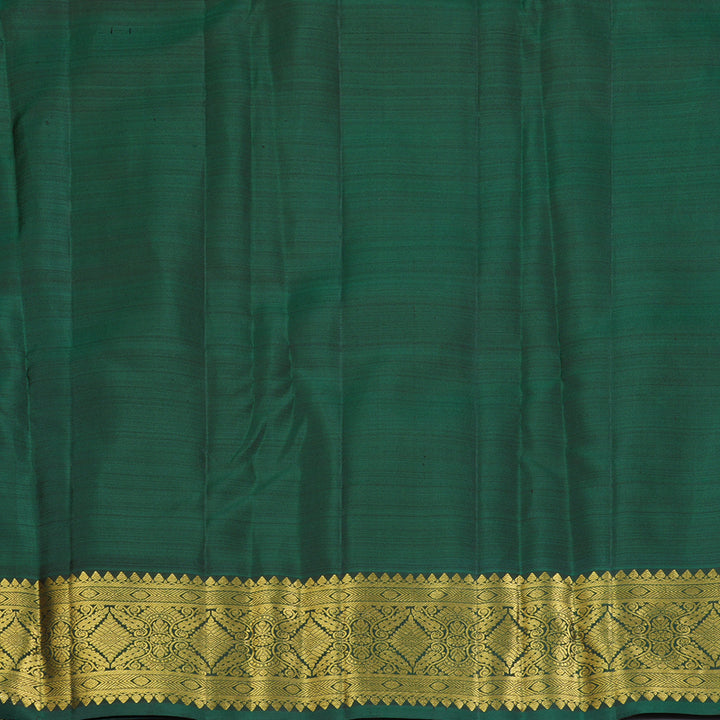 Hayagrivas Handloom Purple Kanjivaram Silk Saree with Bottle Green Border KBF207E1-11