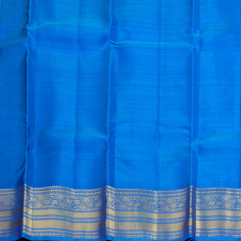 Hayagrivas Handloom Purple Kanjivaram Silk Saree with Anantha Blue Border KBF207E1-2