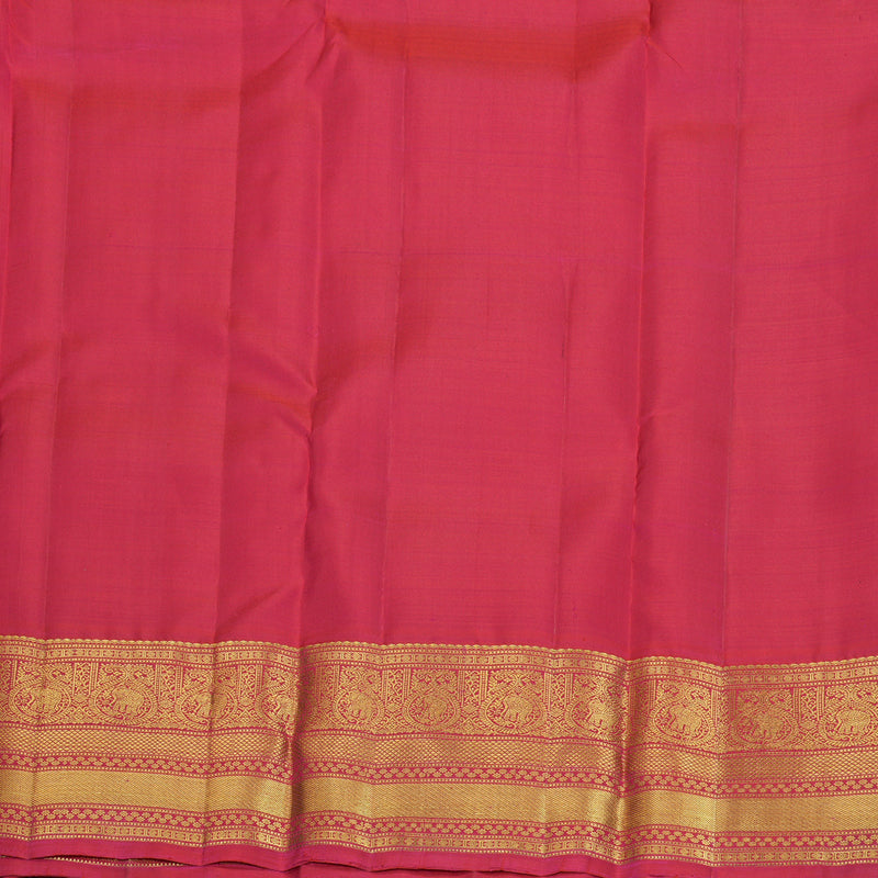 Hayagrivas Handloom Pink Kanjivaram Silk Saree KBF207E1-7