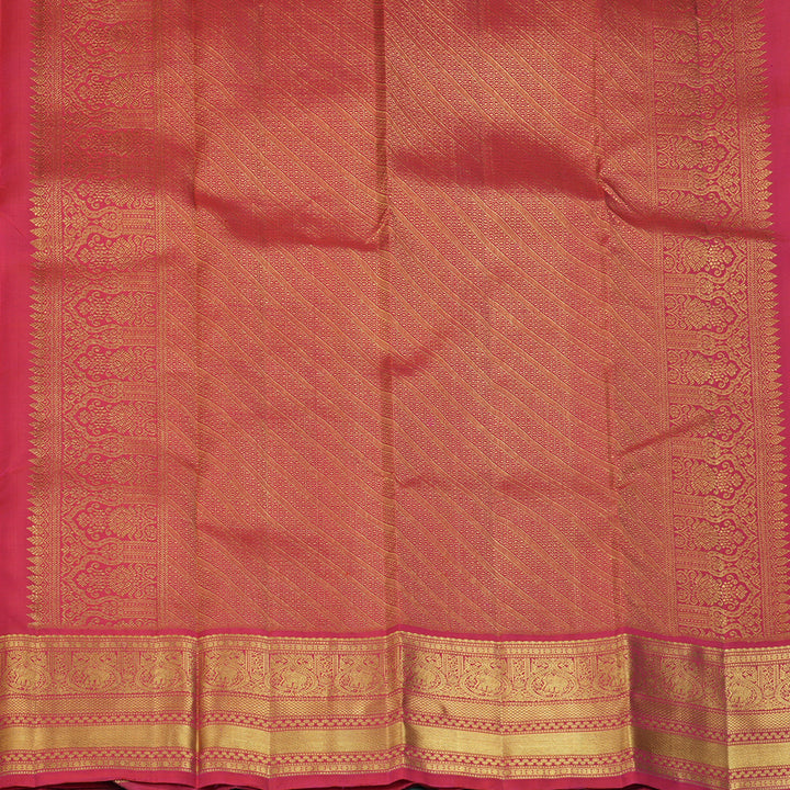 Hayagrivas Handloom Pink Kanjivaram Silk Saree KBF207E1-7