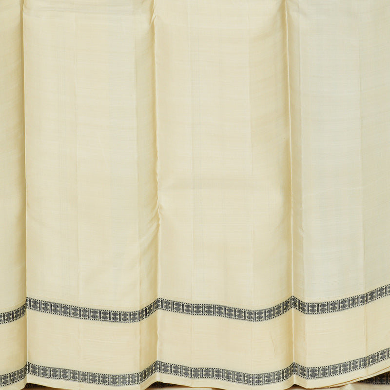 Hayagrivas Handloom Maroon & Navy Blue Stripes Kanjivaram Silk Saree KBF208E4-1