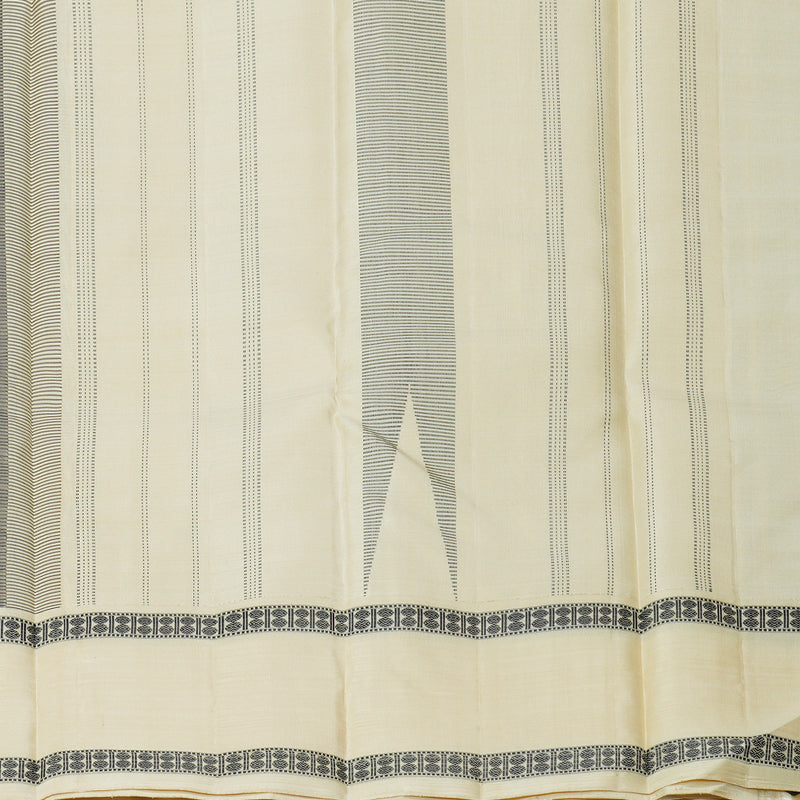 Hayagrivas Handloom Maroon & Navy Blue Stripes Kanjivaram Silk Saree KBF208E4-1