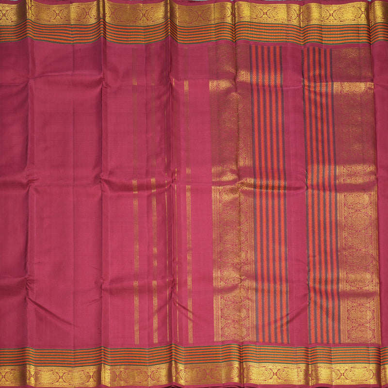 Hayagrivas Handloom Maroon Kanjivaram Silk Saree KBF209E2-1