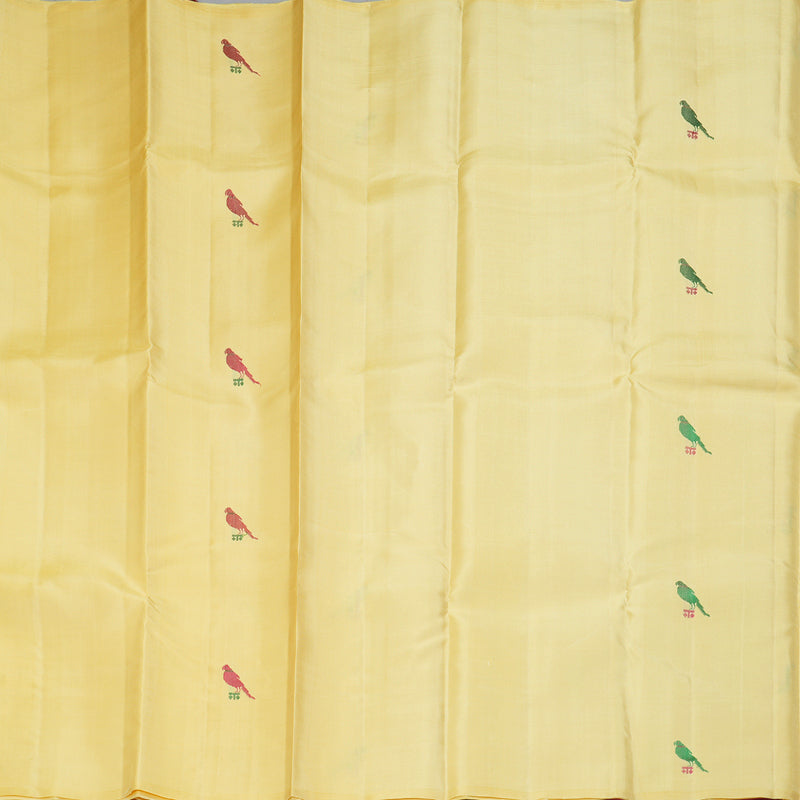 Hayagrivas Handloom Sandal Kanjivaram Silk Saree KBF209E7-1