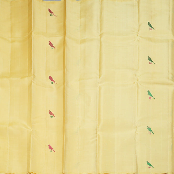 Hayagrivas Handloom Sandal Kanjivaram Silk Saree KBF209E7-1