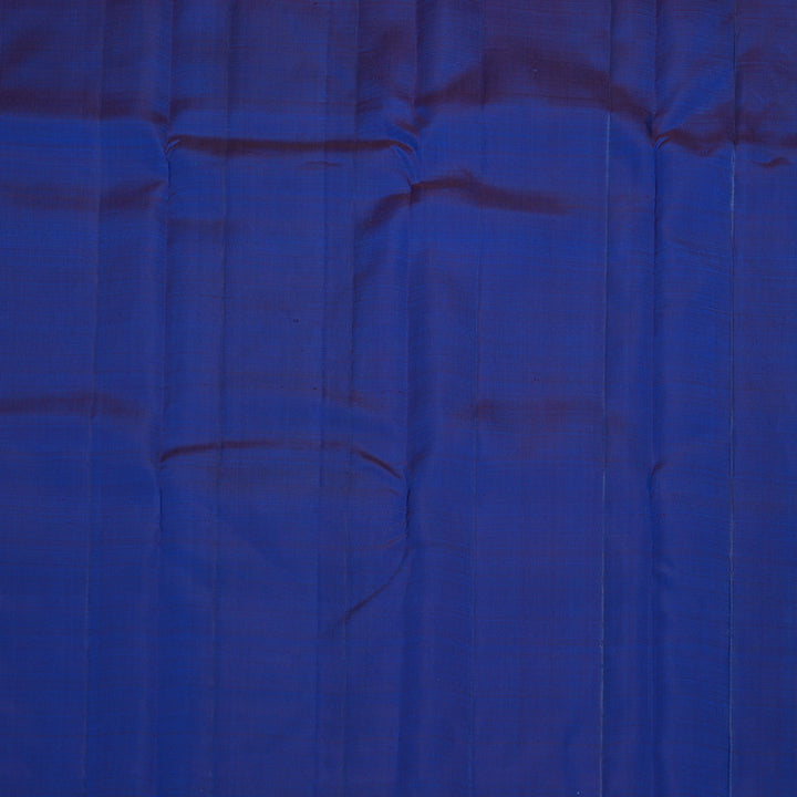 Hayagrivas Handloom Mayilkazhuthu Kanjivaram Silk Saree with Purplish-Blue Border KBF20D1-19