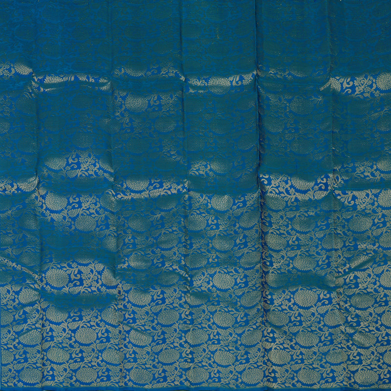 Hayagrivas Handloom Pastel Blue Kanjivaram Silk Saree KBF20D2-1