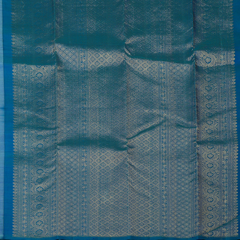Hayagrivas Handloom Pastel Blue Kanjivaram Silk Saree KBF20D2-1