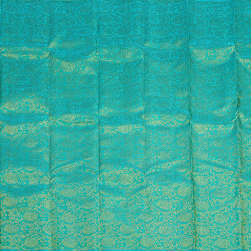 Hayagrivas Handloom Sampanga Yellow Kanjivaram Silk Saree KBF20D2-2