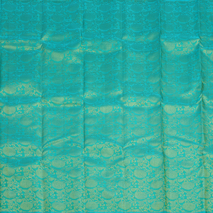 Hayagrivas Handloom Sampanga Yellow Kanjivaram Silk Saree KBF20D2-2