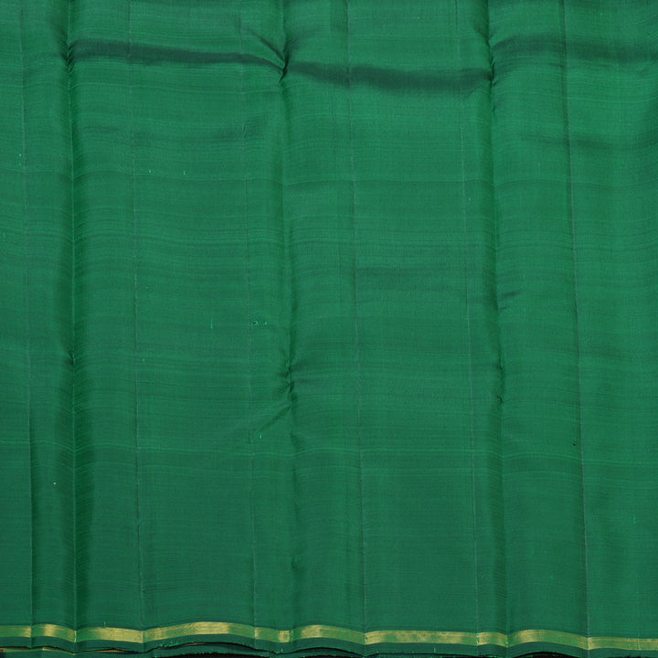 Hayagrivas Handloom Brown Kanjivaram Silk Saree KBF210E22-1