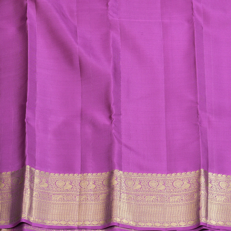 Hayagrivas Handloom Vadamalli Purple Kanjivaram Silk Saree KBF210E29-2
