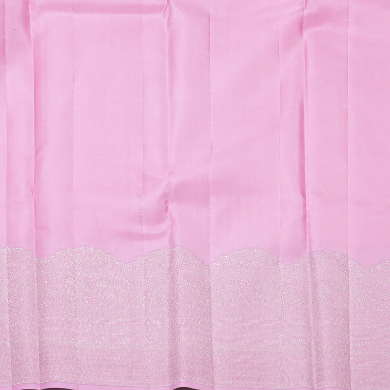 Hayagrivas Handloom Rose Pink Kanjivaram Silk Saree KBF210E31-1