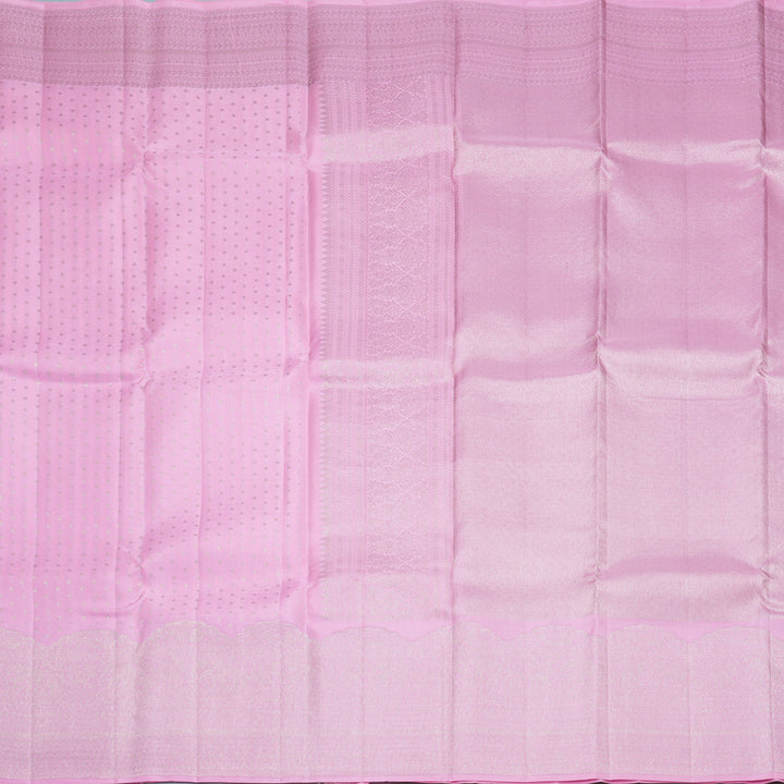Hayagrivas Handloom Rose Pink Kanjivaram Silk Saree KBF210E31-1