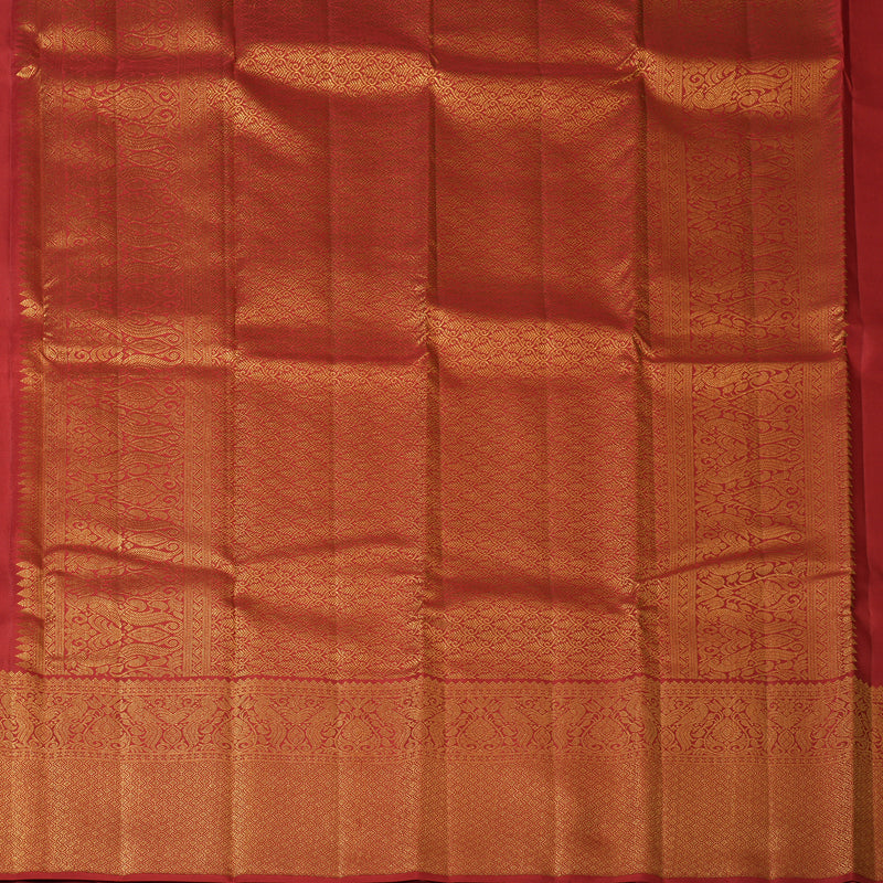 Hayagrivas Handloom Maroon Kanjivaram Silk Saree KBF210E39-1