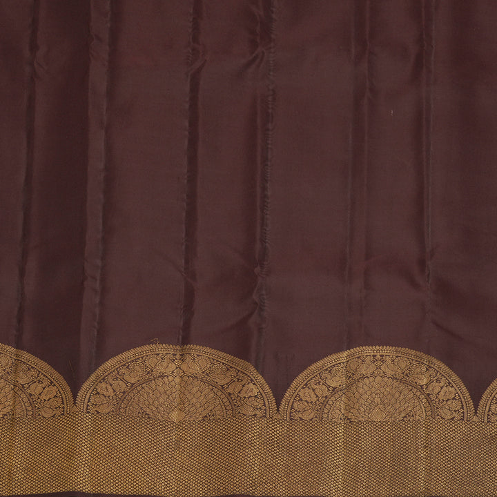 Hayagrivas Handloom Coffee Brown Kanjivaram Silk Saree KBF210E39-2