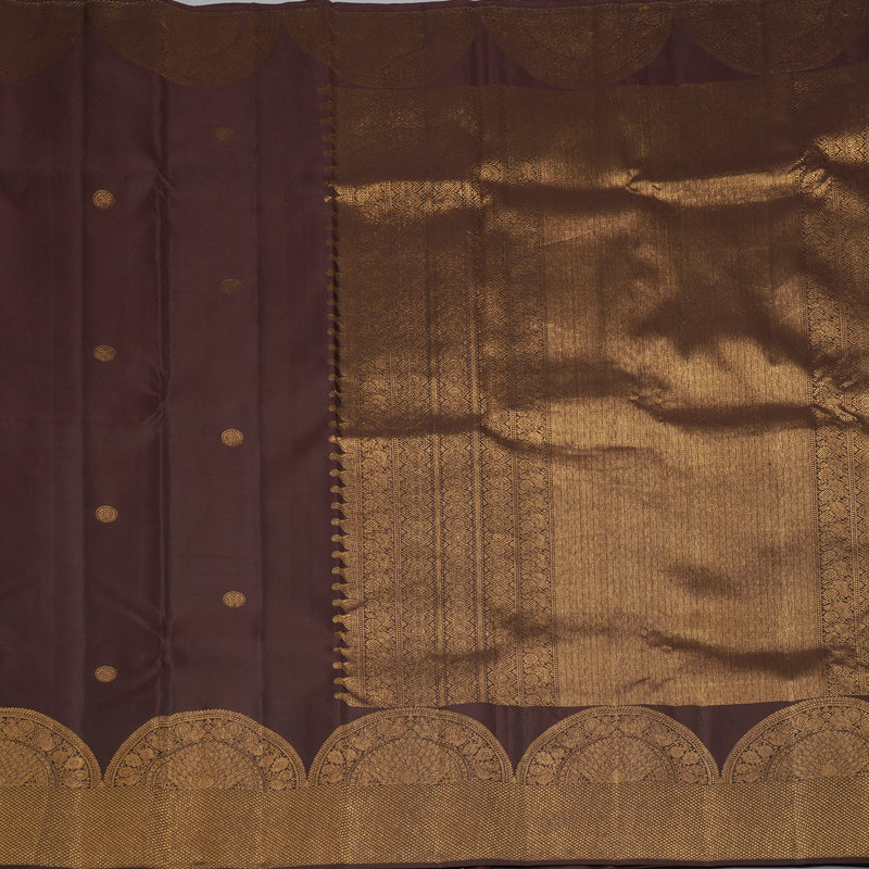 Hayagrivas Handloom Coffee Brown Kanjivaram Silk Saree KBF210E39-2