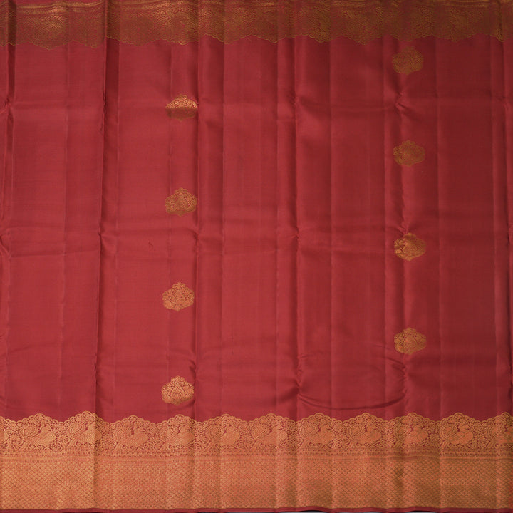 Hayagrivas Handloom Maroon Kanjivaram Silk Saree KBF210E39-9