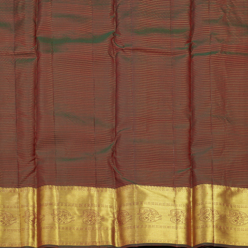Hayagrivas Handloom Pink Kanjivaram Silk Saree with Manthalir Border KBF210E4-3