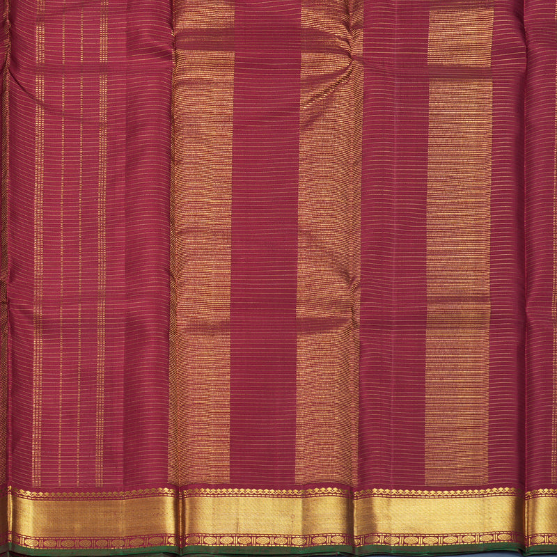 Hayagrivas Handloom Maroon Kanjivaram Silk Saree KBF211E13-1