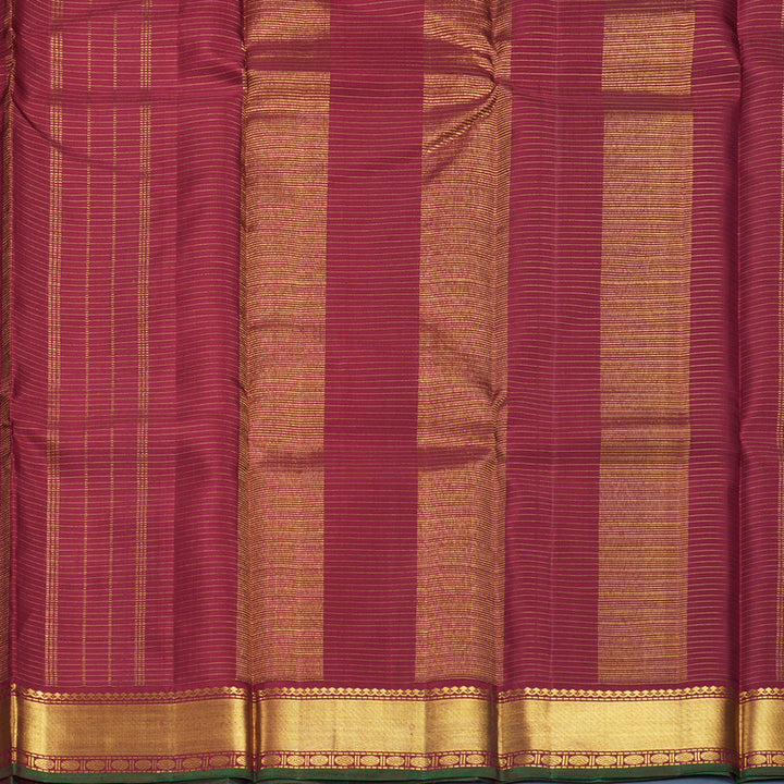 Hayagrivas Handloom Maroon Kanjivaram Silk Saree KBF211E13-1