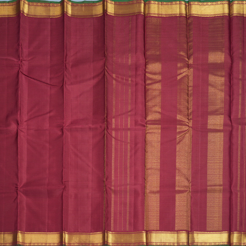 Hayagrivas Handloom Maroon Kanjivaram Silk Saree KBF211E13-1