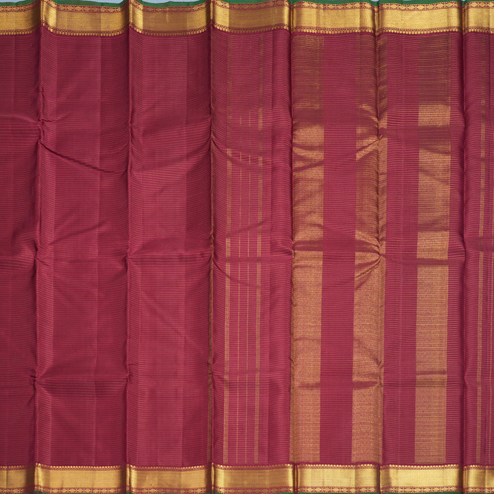 Hayagrivas Handloom Maroon Kanjivaram Silk Saree KBF211E13-1