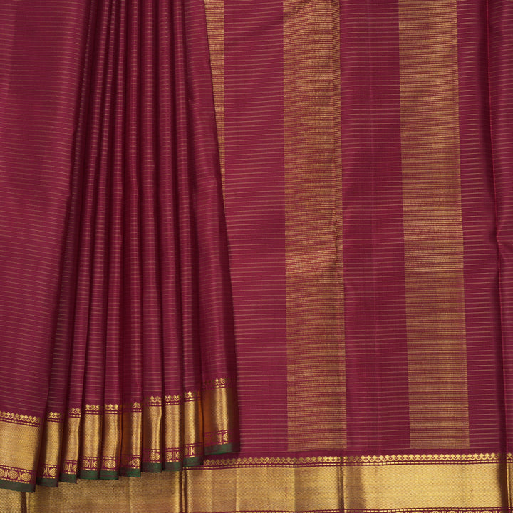 Hayagrivas Handloom Maroon Kanjivaram Silk Saree KBF211E13-1