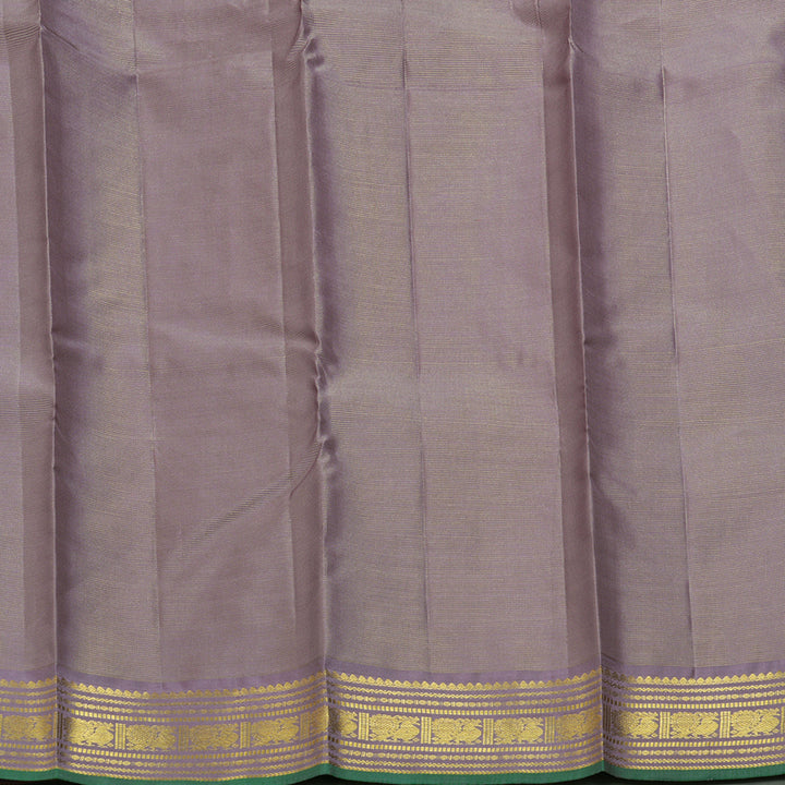 Hayagrivas Handloom Lilac Kanjivaram Silk Saree KBF211E18-1