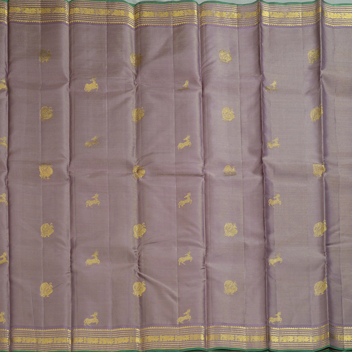 Hayagrivas Handloom Lilac Kanjivaram Silk Saree KBF211E18-1