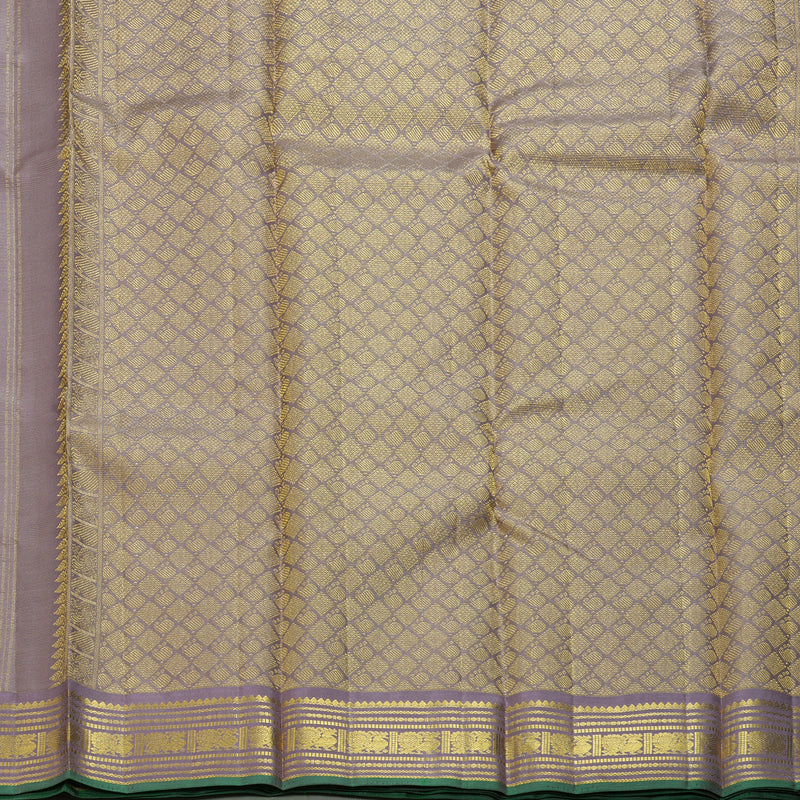 Hayagrivas Handloom Lilac Kanjivaram Silk Saree KBF211E18-1