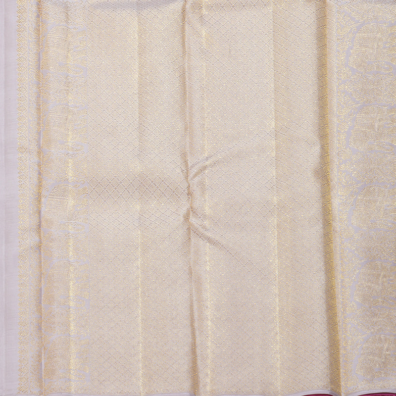 Hayagrivas Handloom Rose Pink Kanjivaram Silk Saree KBF211E22-1