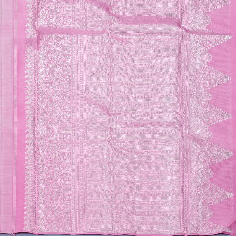 Hayagrivas Handloom Lilac Kanjivaram Silk Saree KBF211E29-1