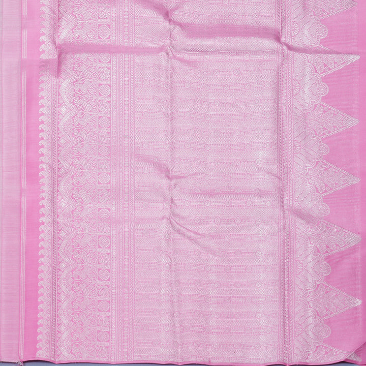 Hayagrivas Handloom Lilac Kanjivaram Silk Saree KBF211E29-1