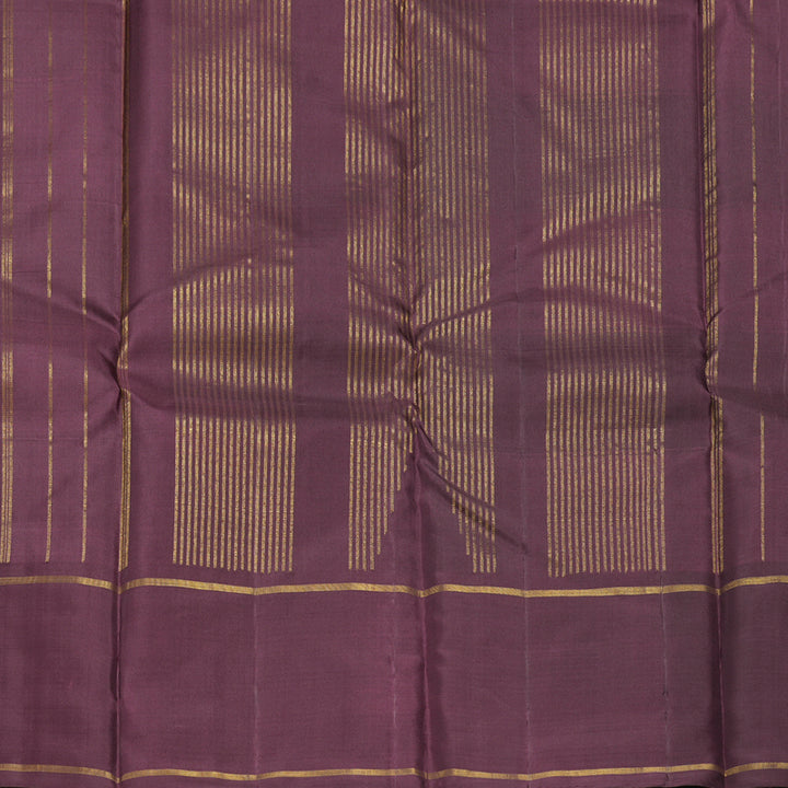 Hayagrivas Handloom Multicolour Checks Kanjivaram Silk Saree with Burgundy Border KBF215E6-1