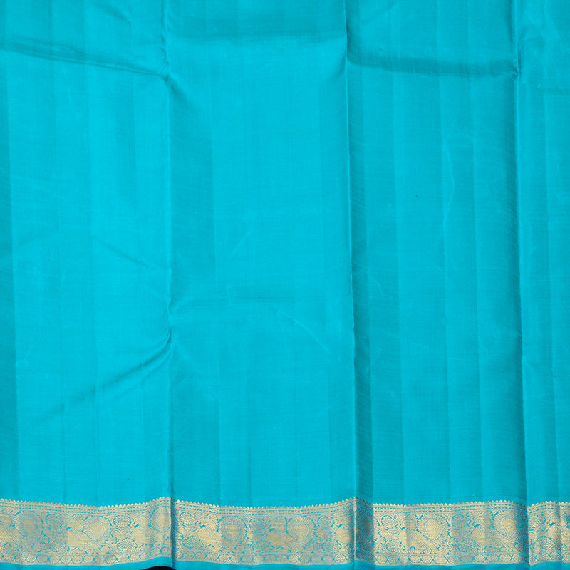 Hayagrivas Handloom Dual Tone (Brown & Purple) Kanjivaram Silk Saree KBF216E3-2